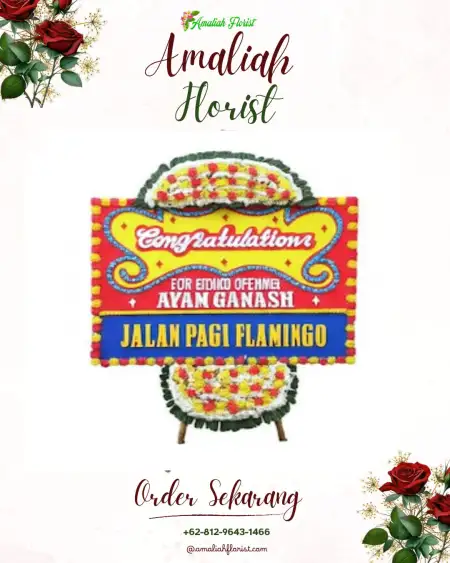 Sewa Papan Bunga Sondakan